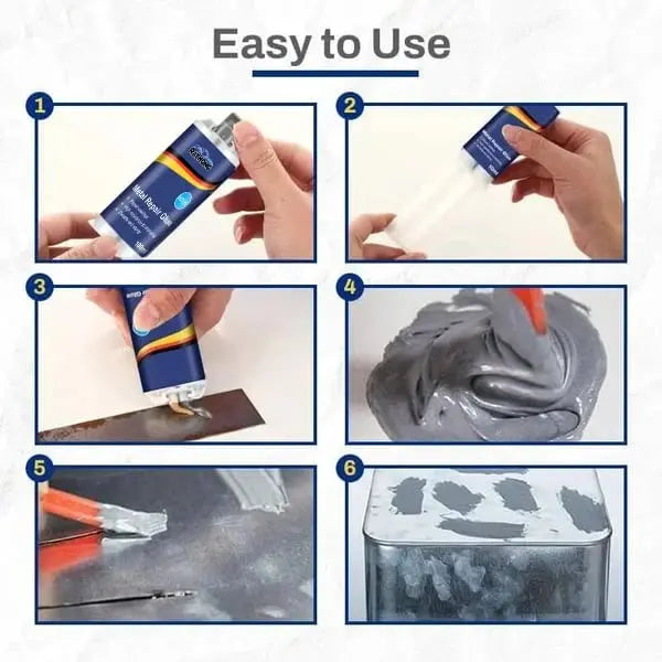 Metalreparationslim til permanente reparationer