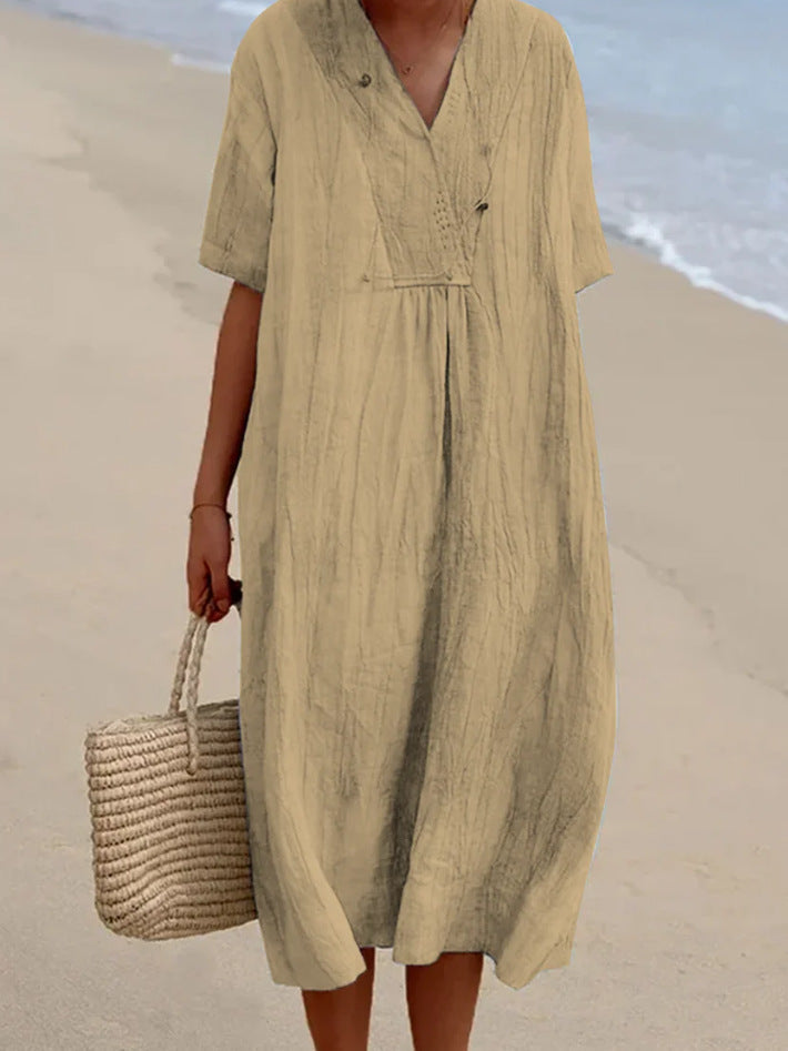 Midikjole | Elegant sommerkjole
