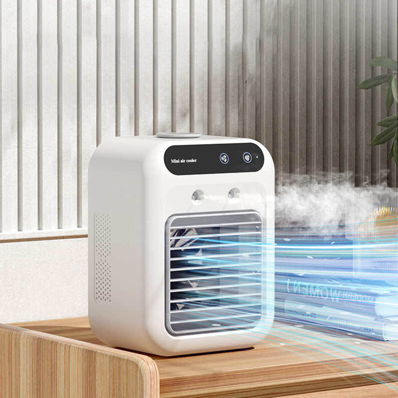 Mini bærbart airconditionanlæg med køle- og befugtningsfunktion