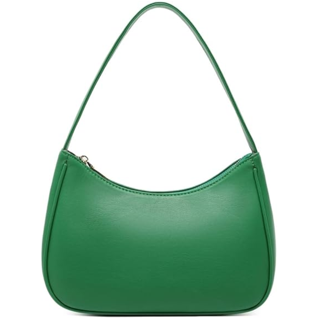 Mini skuldertaske med lynlås