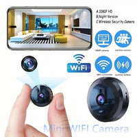 Mini WiFi-kamera: 1080P HD, nattesyn, bevægelsesregistrering