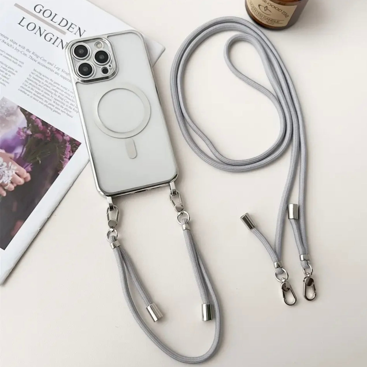 Mobilcover med snor