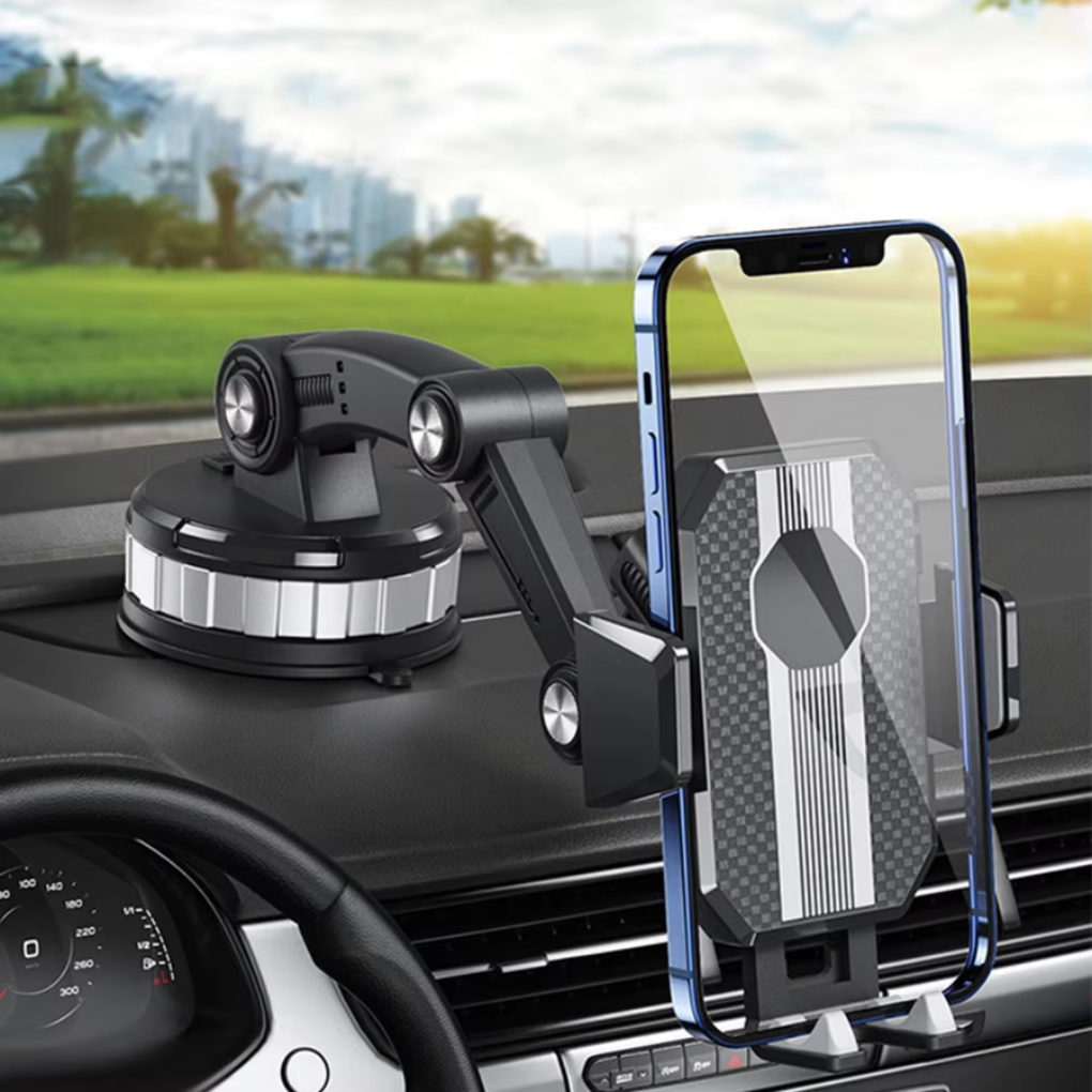 Mobilholder til bil med 360° rotation