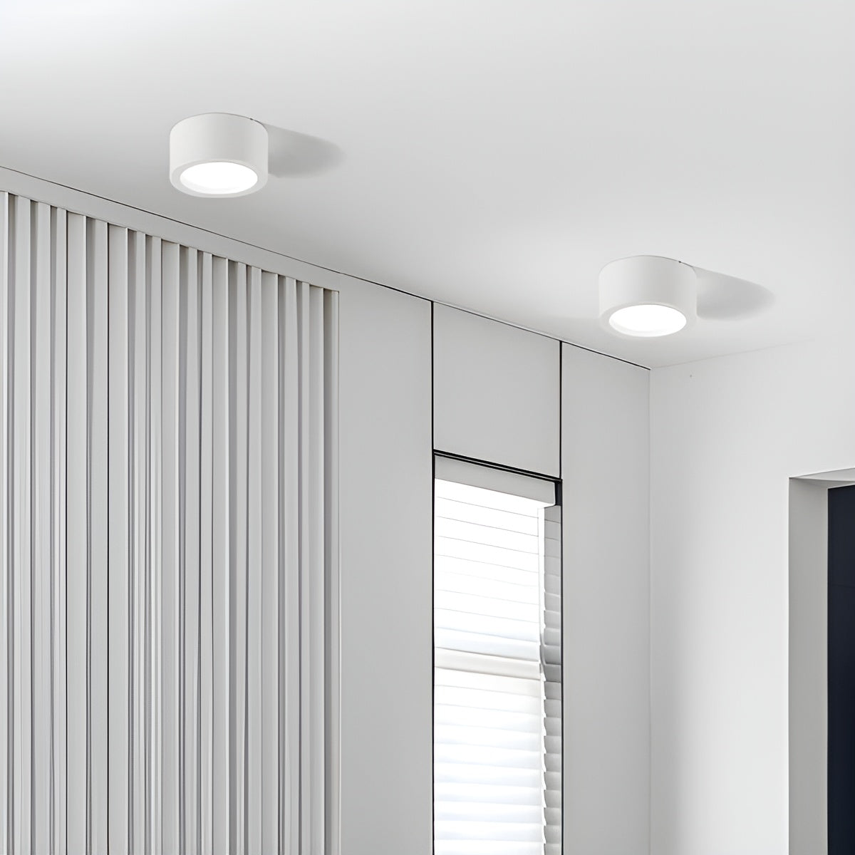 Moderne LED-loftslampe – Rund form & varmt LED-lys | Hyggelig belysning til ethvert rum