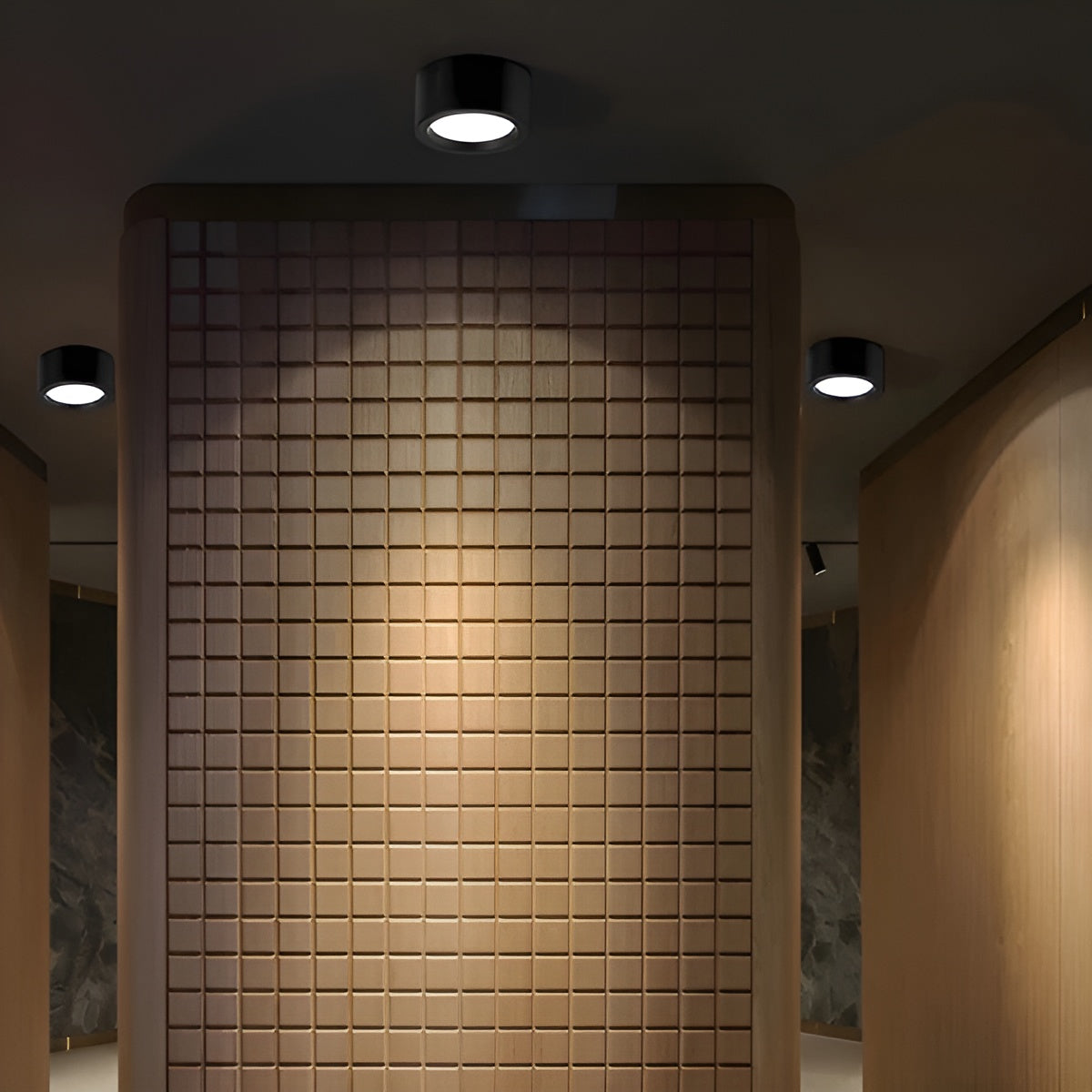 Moderne LED-loftslampe – Rund form & varmt LED-lys | Hyggelig belysning til ethvert rum