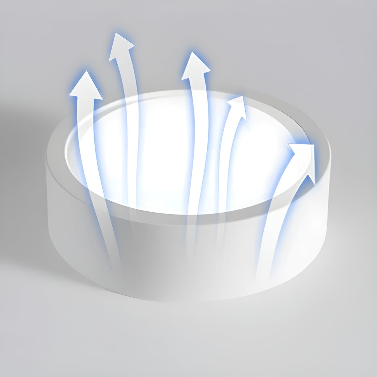 Moderne LED-loftslampe – Rund form & varmt LED-lys | Hyggelig belysning til ethvert rum