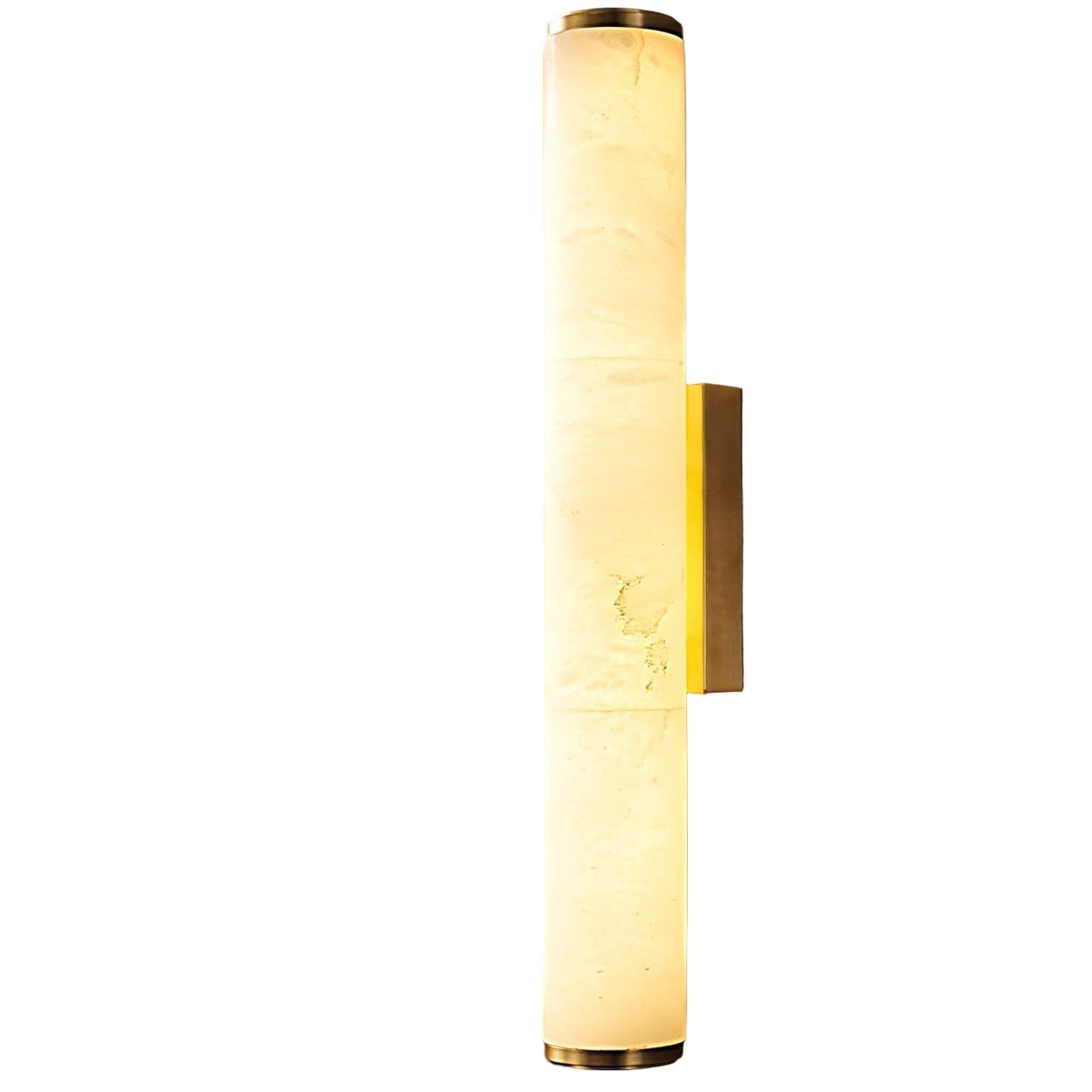 Moderne væglampe - Marmorfinish - Kobberakcentbelysning - Minimalistisk stil
