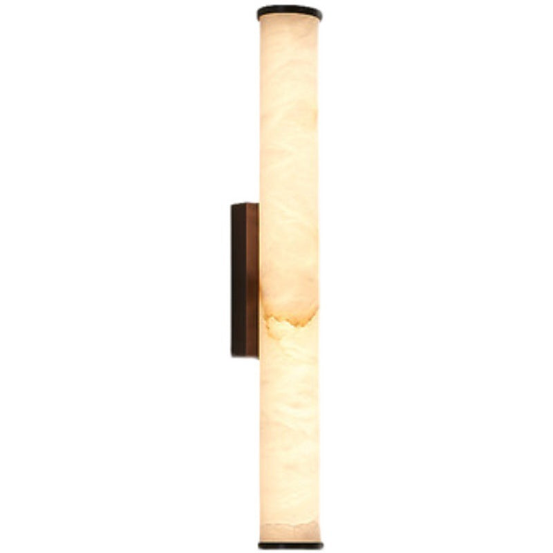 Moderne væglampe - Marmorfinish - Kobberakcentbelysning - Minimalistisk stil