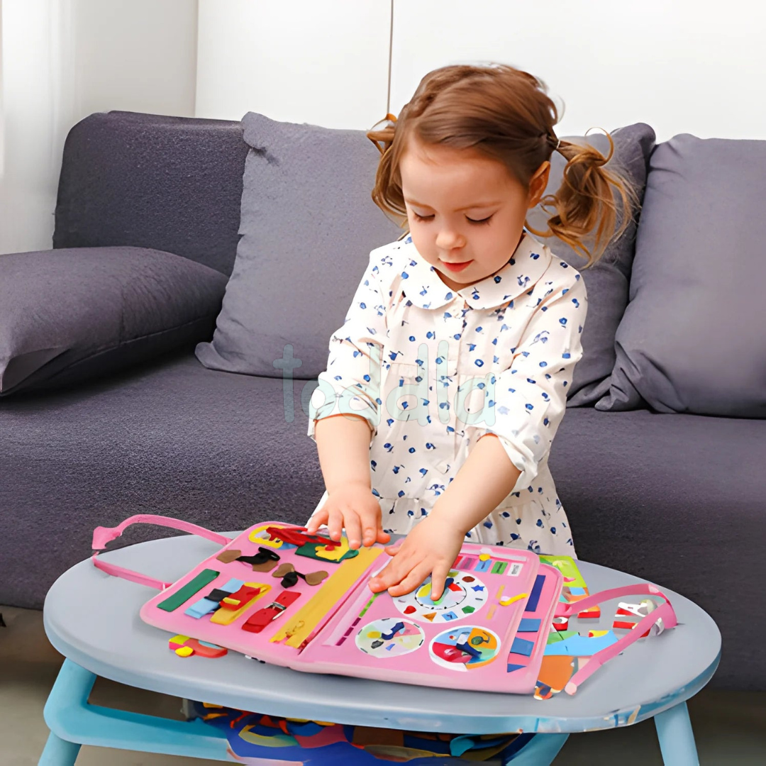 Montessori aktivitetsbræt til småbørn