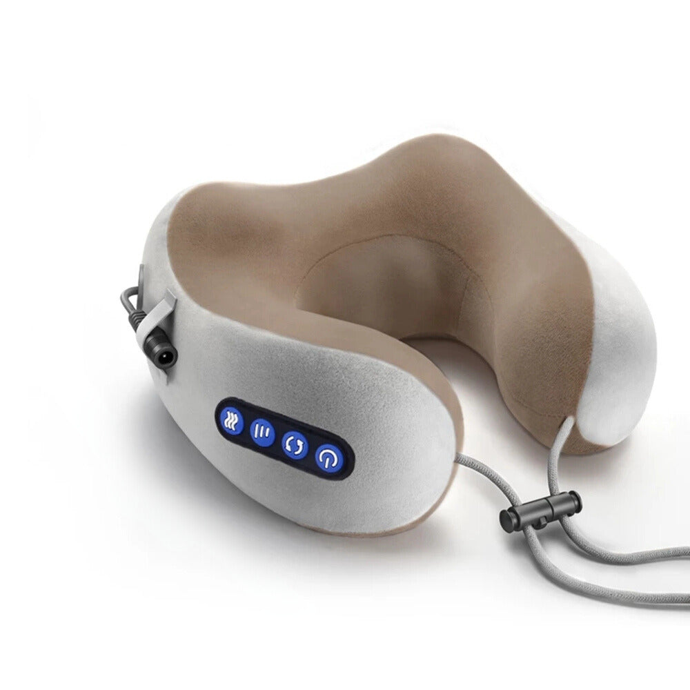 Opvarmet shiatsu-massagepude