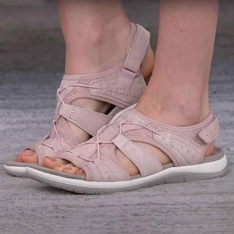 Ortopædiske damesandaler med nano-skumsål
