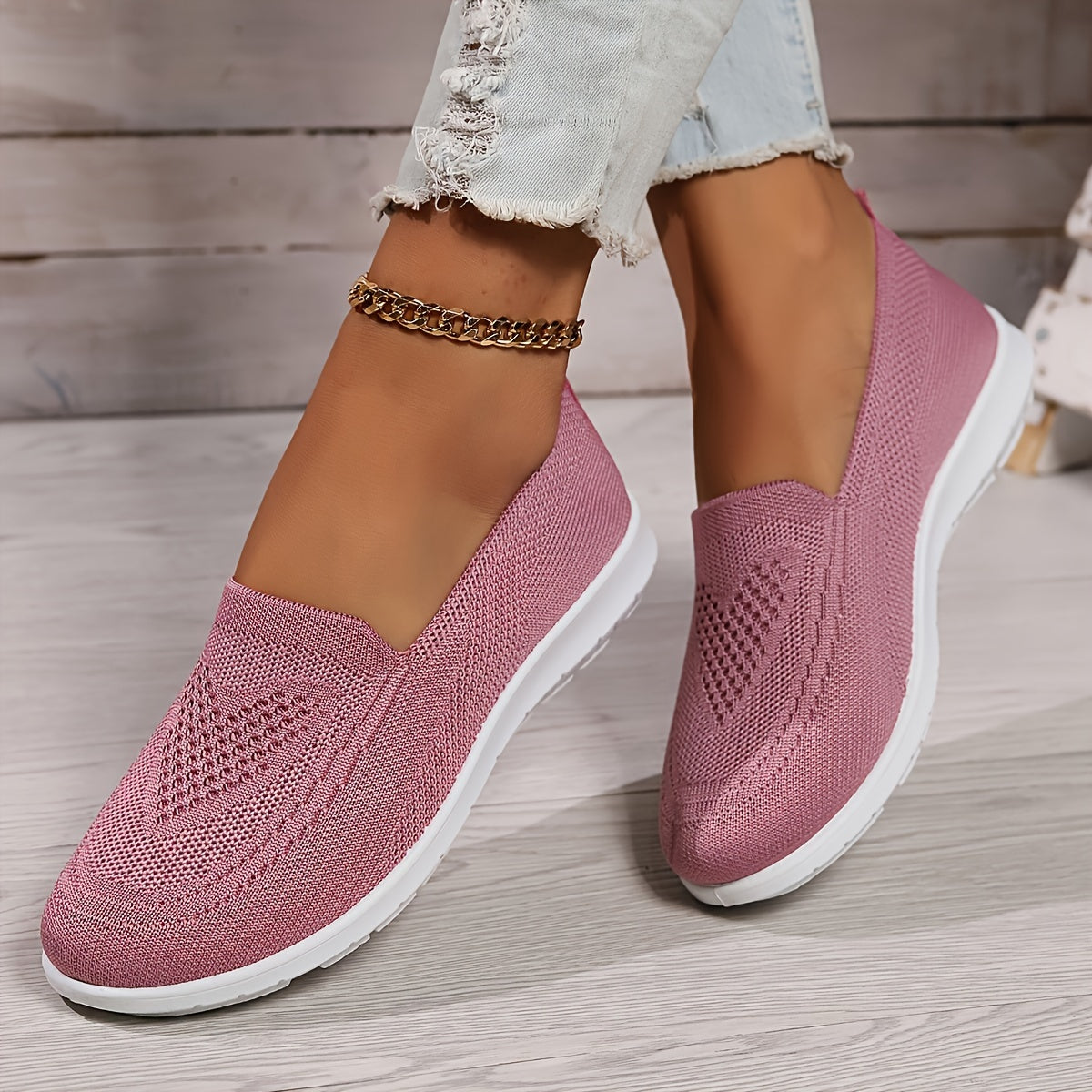 Ortopædiske slip-on sko til damer - Sort