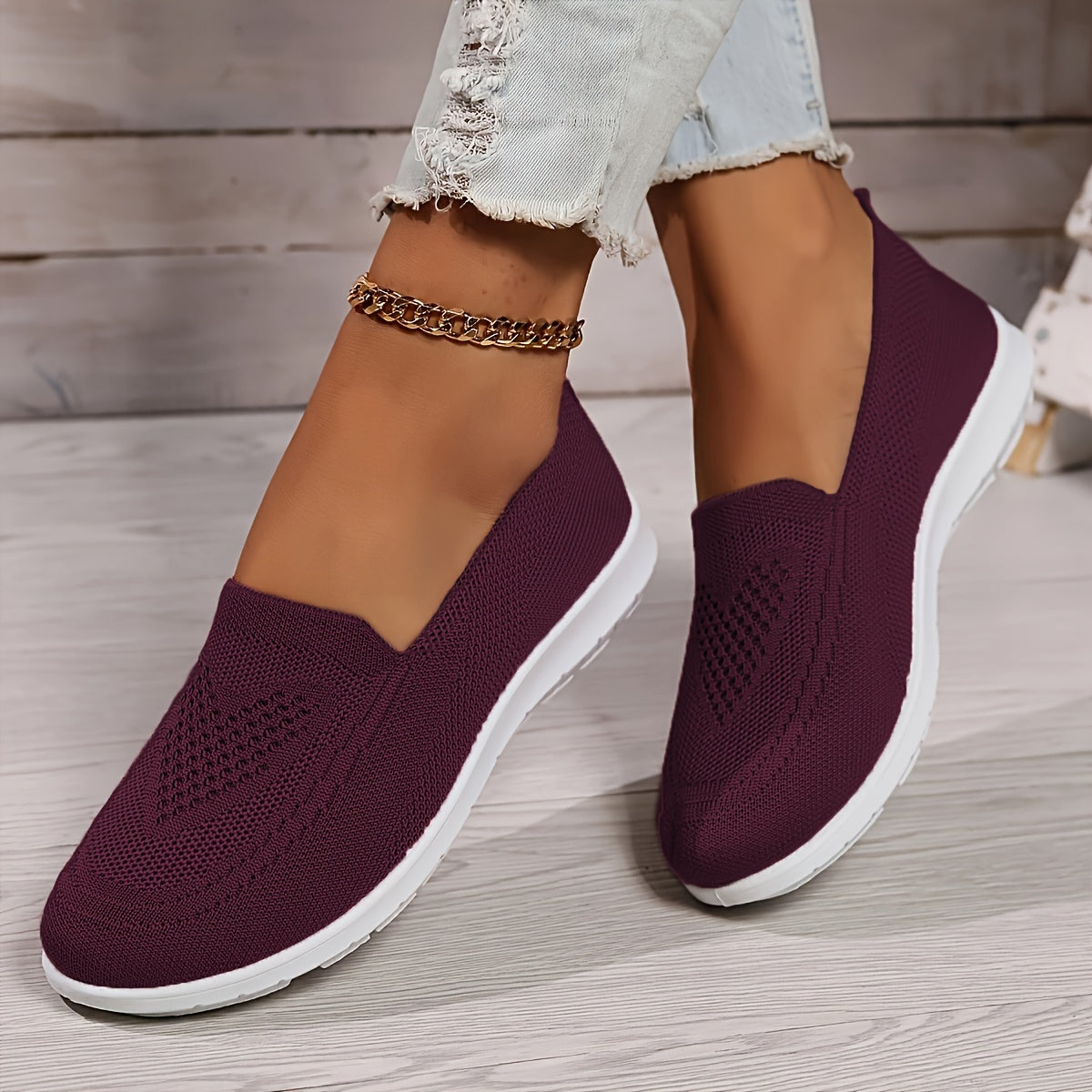 Ortopædiske slip-on sko til damer - Sort