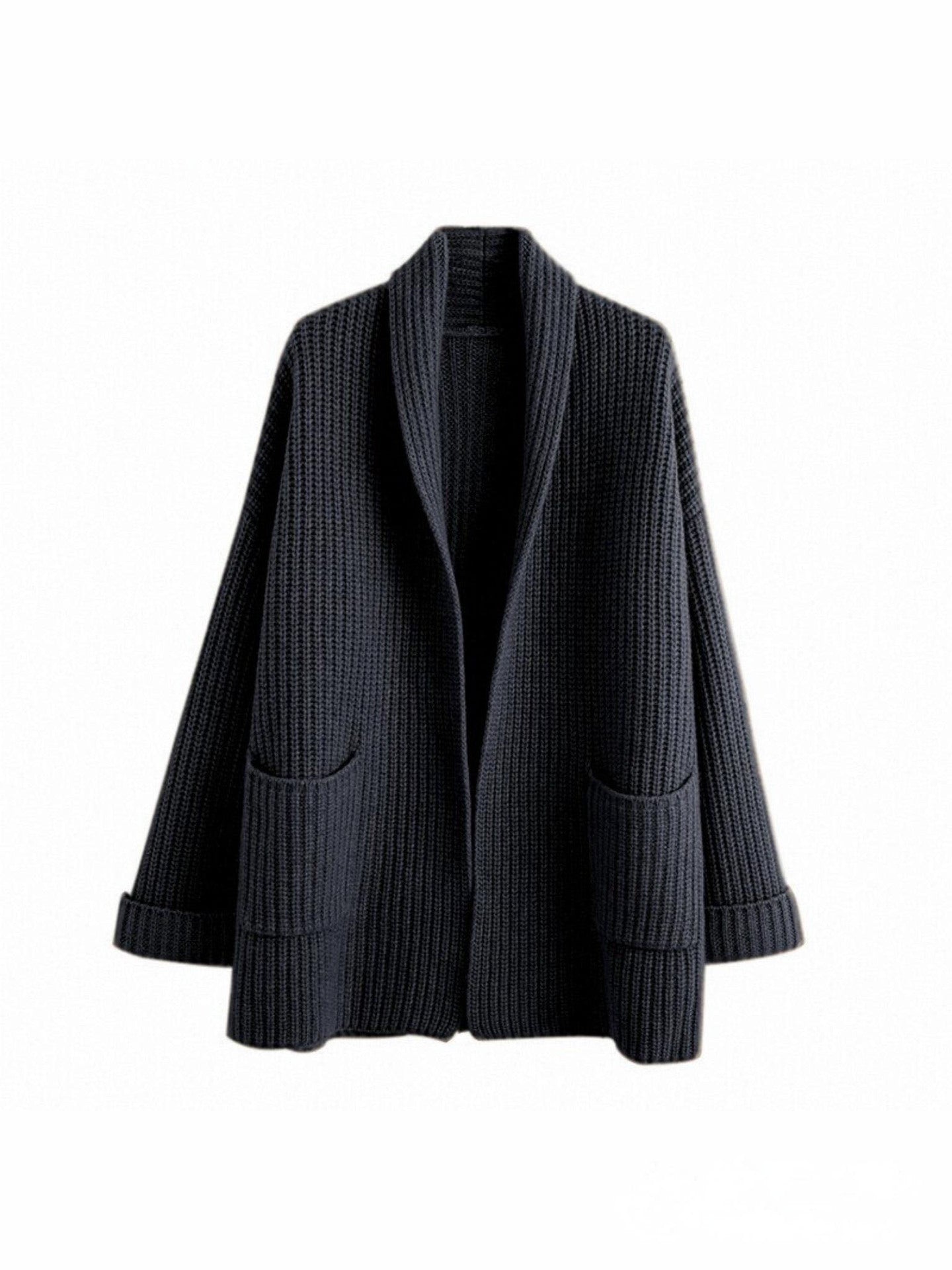 Oversized åbenstående cardigan til damer