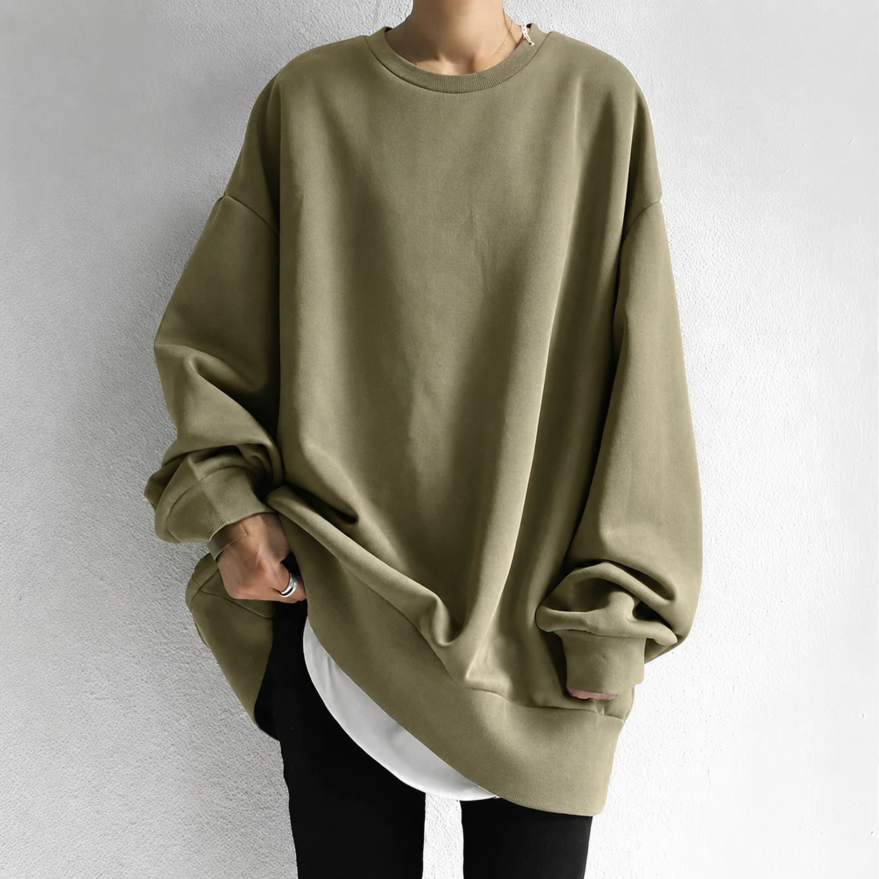 Oversized tunikasweater til damer