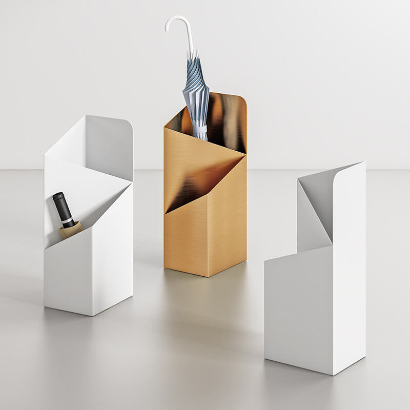 Parapluholder med drypbakke - skandinavisk design