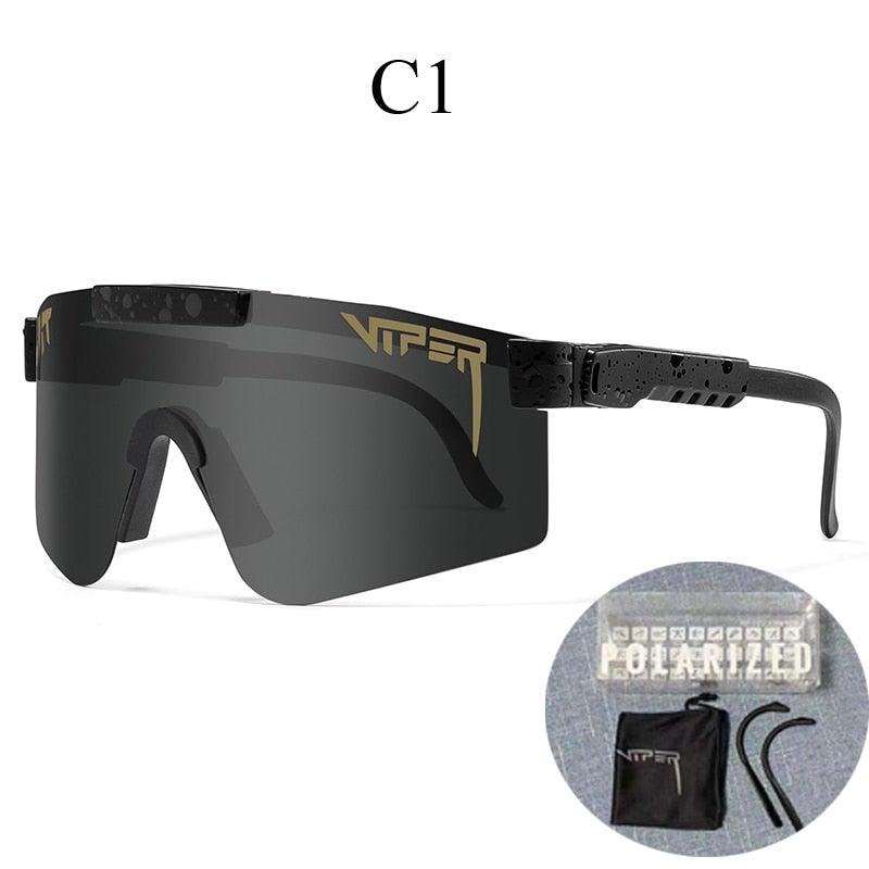 Performance shield-sportsolbriller med UV-beskyttelse