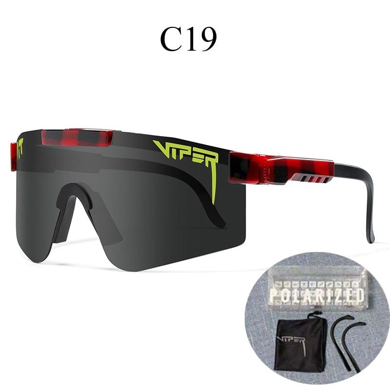 Performance shield-sportsolbriller med UV-beskyttelse