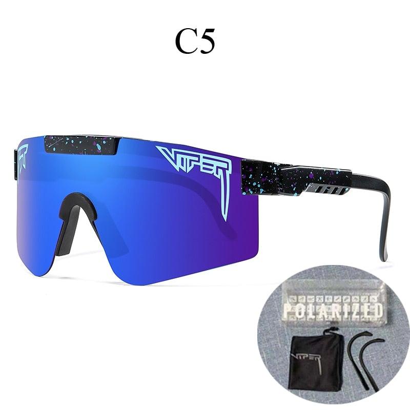 Performance shield-sportsolbriller med UV-beskyttelse