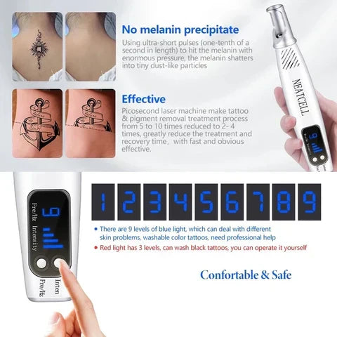 Picosekund-laserpen mod hudfejl