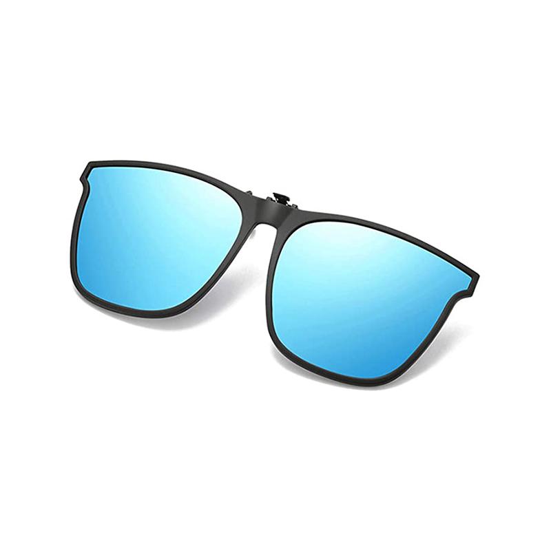 Polariserede opklappelige clip-on solbriller