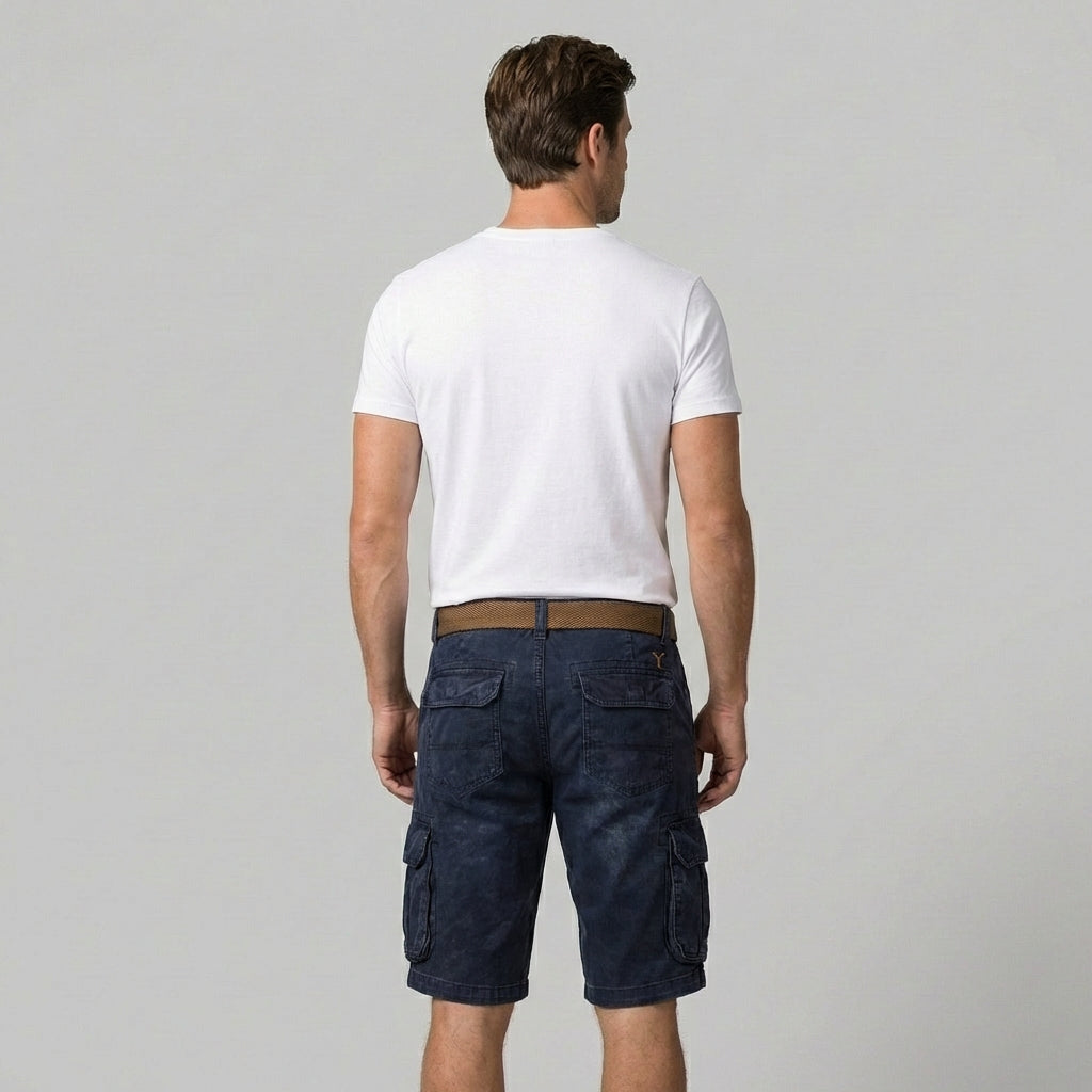 Praktiske og slidstærke cargoshorts til mænd