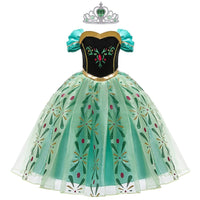 Prinsesse Anna Frost-kostume til piger