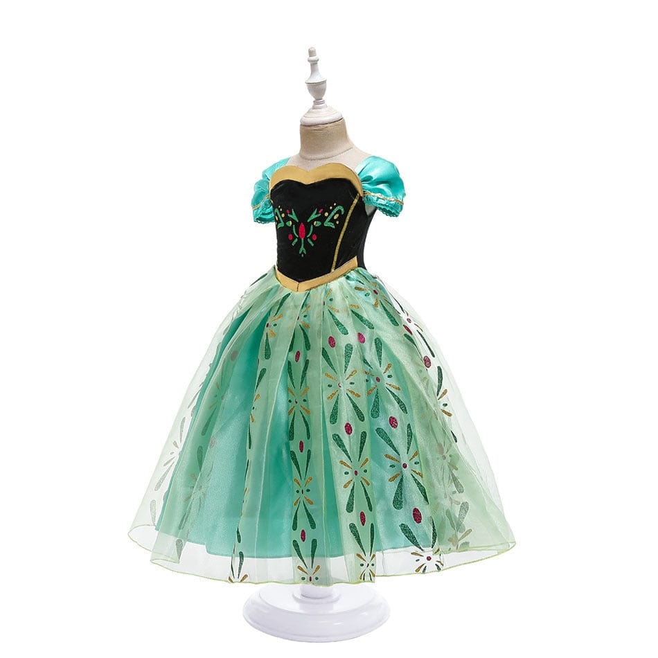 Prinsesse Anna Frost-kostume til piger