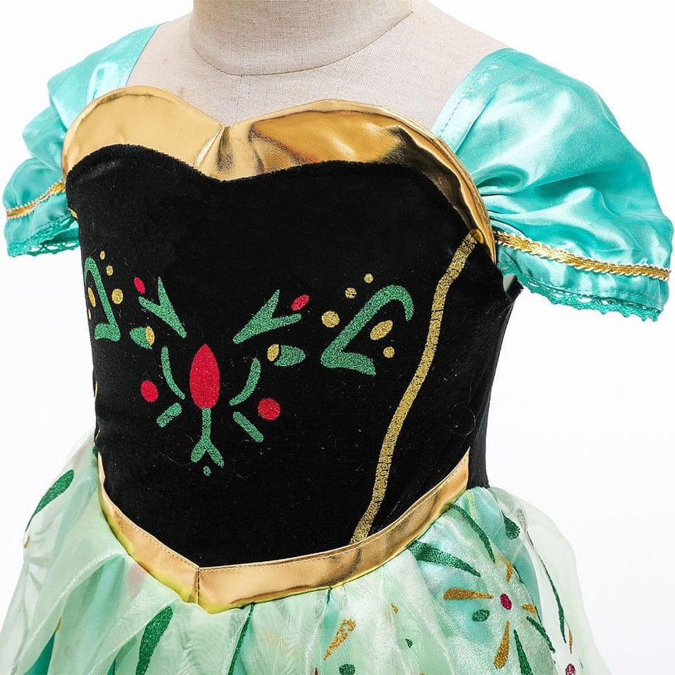 Prinsesse Anna Frost-kostume til piger