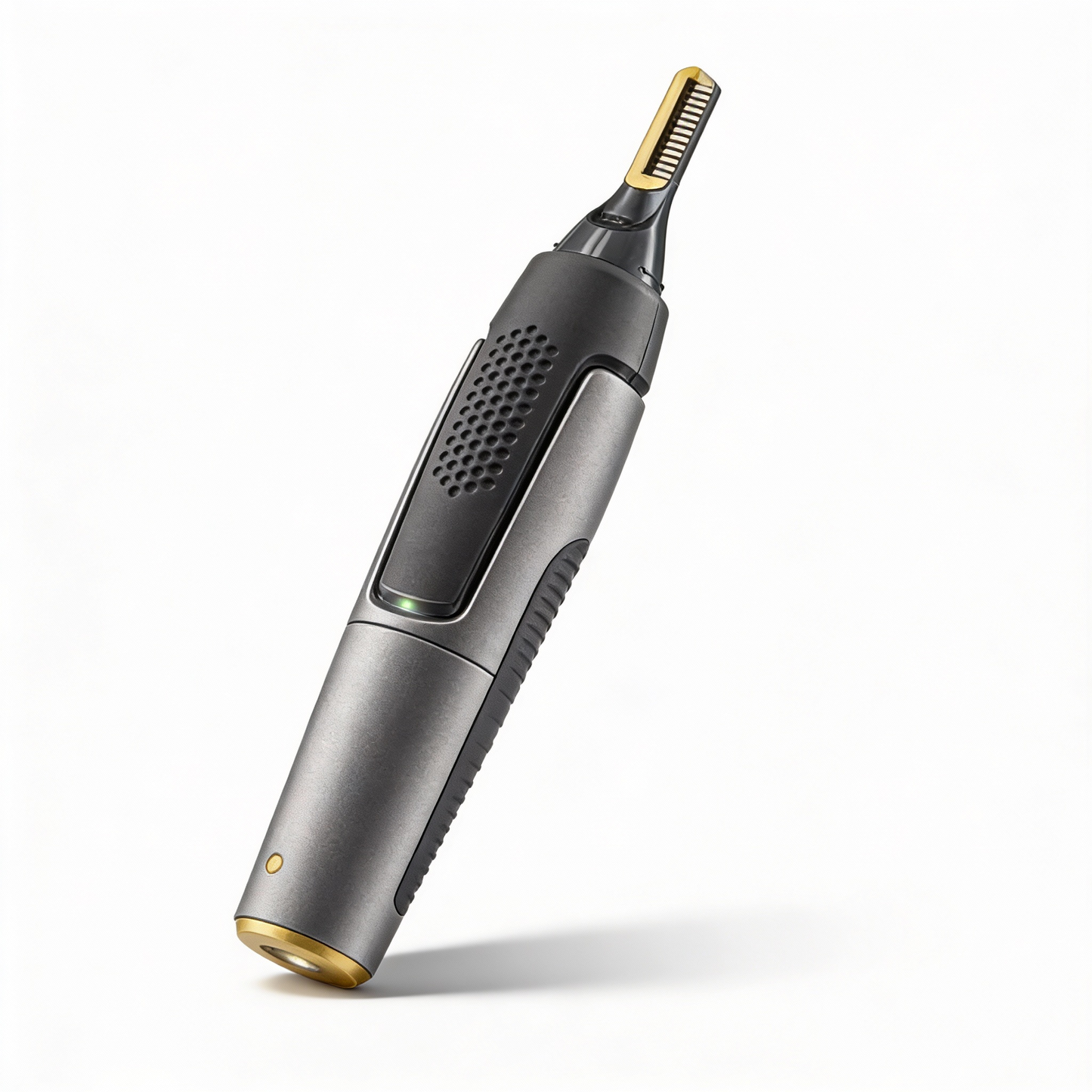 Professionel ultratynd præcisionstrimmer | Blade i titanium og rustfrit stål | Integreret LED-lys | Mikro-oscillationsteknologi | Til næse, ører og konturer