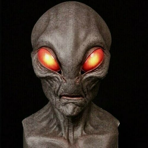 Realistisk alienmaske til halloween