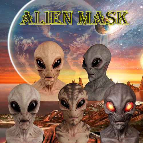 Realistisk alienmaske til halloween