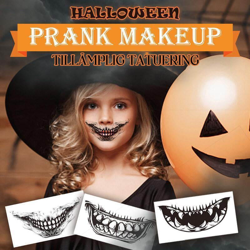 Realistiske halloween-horrortatoveringer - Fuldend din halloween-makeup!