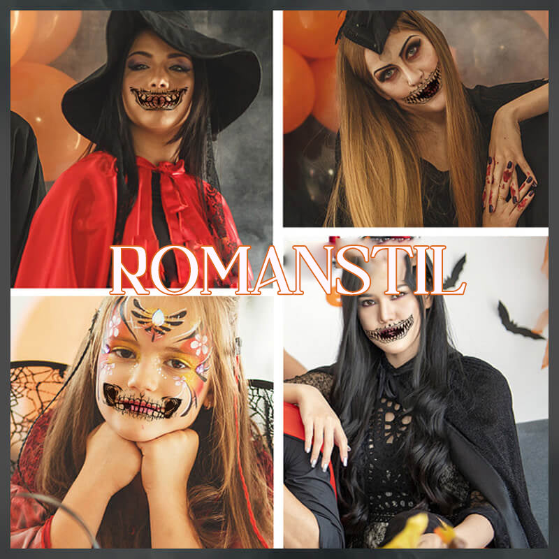 Realistiske halloween-horrortatoveringer - Fuldend din halloween-makeup!