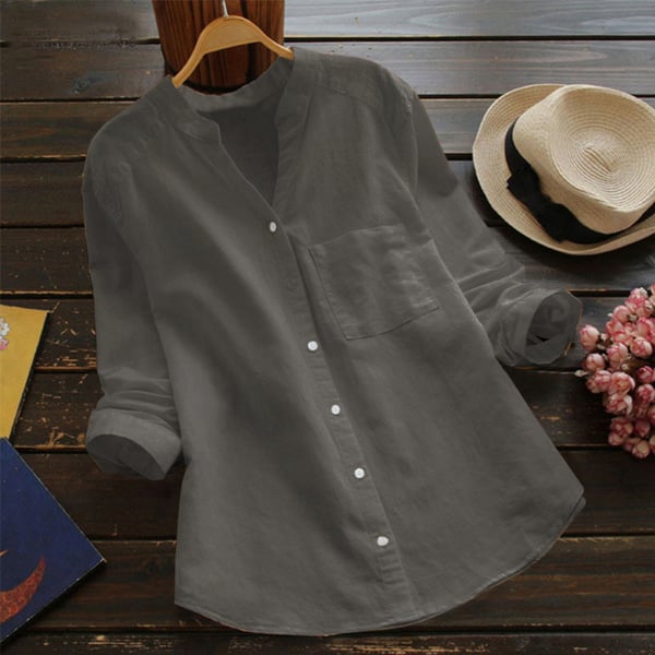 Relaxed fit bomuldstop