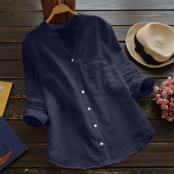 Relaxed fit bomuldstop