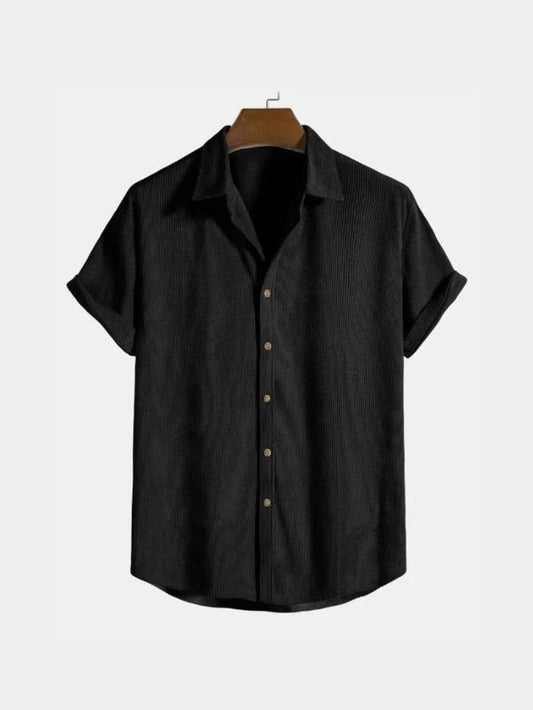 Relaxed fit button-down-skjorte til mænd