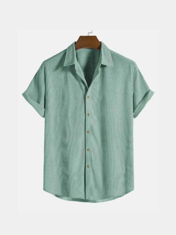 Relaxed fit button-down-skjorte til mænd