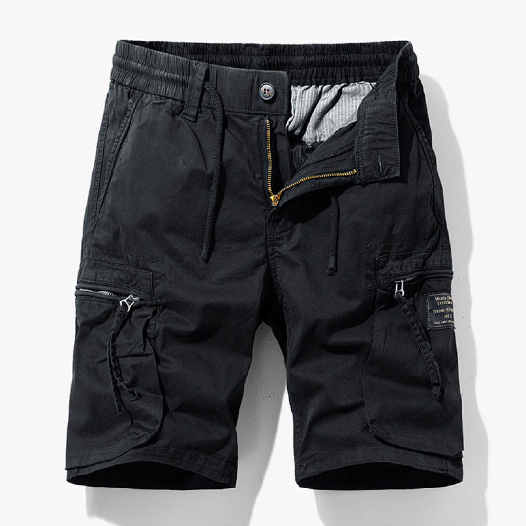 Relaxed fit cargoshorts til mænd