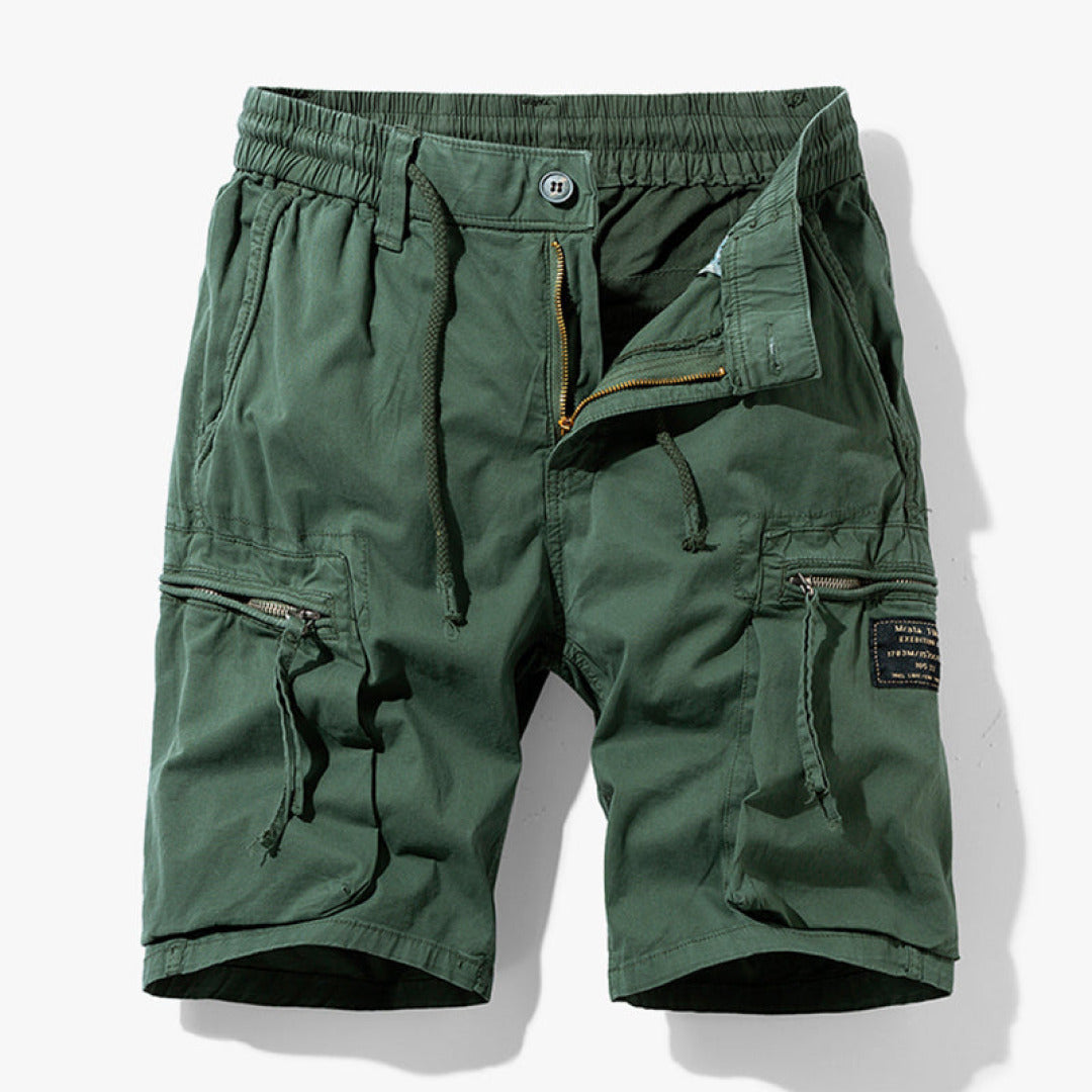 Relaxed fit cargoshorts til mænd