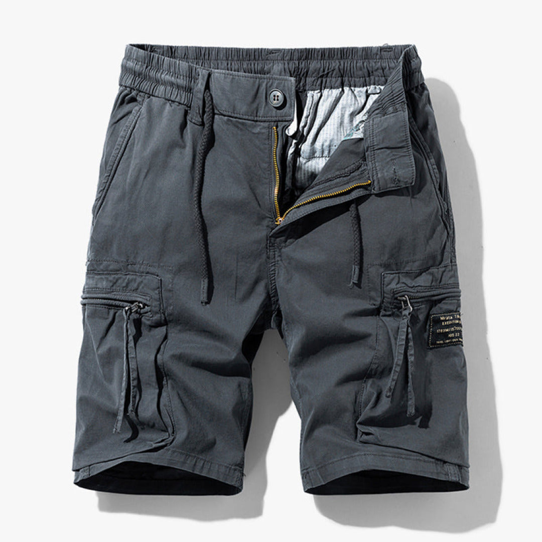 Relaxed fit cargoshorts til mænd