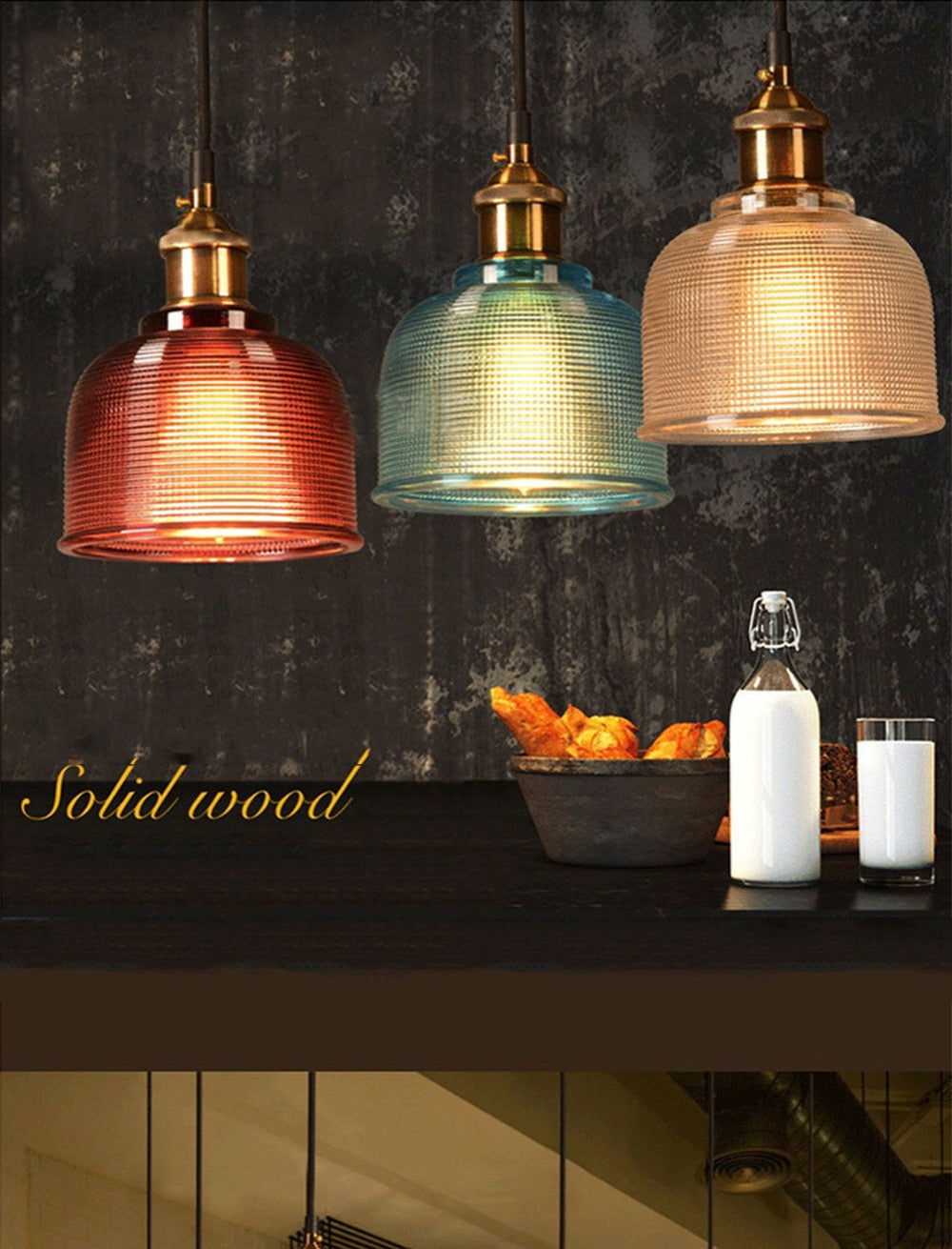Retro glaspendel | Europæisk vintagedesign