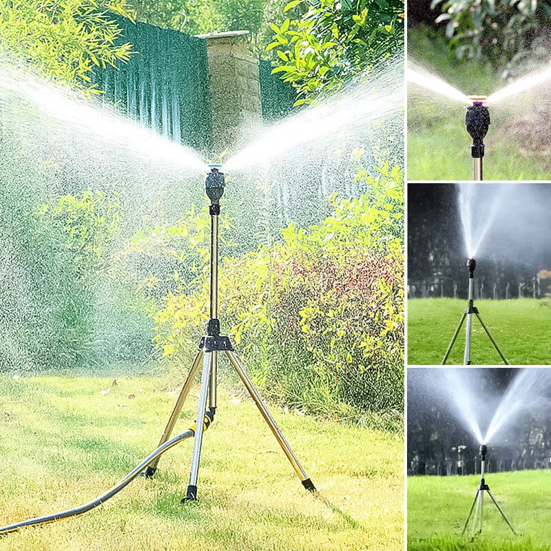 Roterende trebenet sprinkler