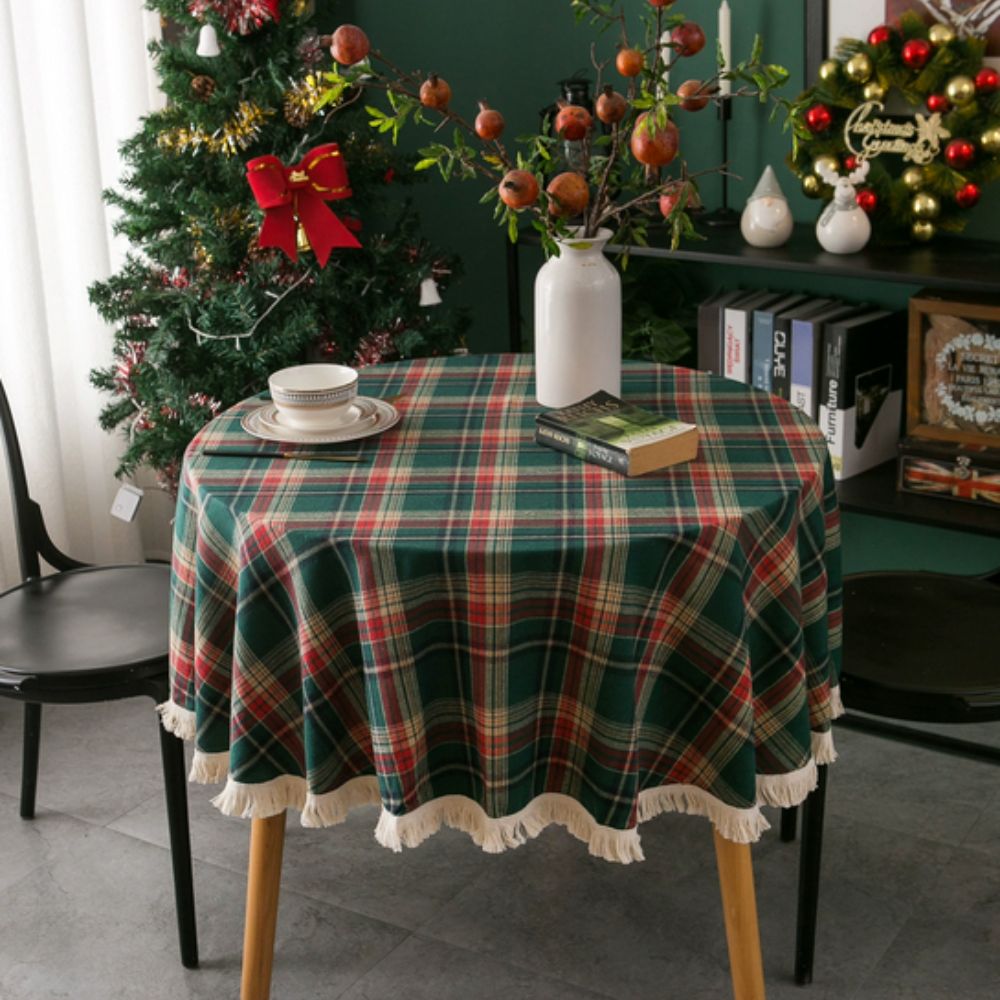 Rund vintage ternet juledug