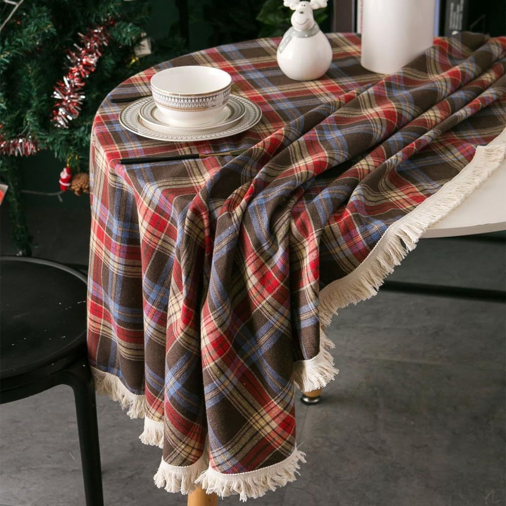 Rund vintage ternet juledug