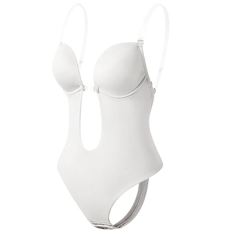 Rygløs bodysuit med dyb udskæring til damer