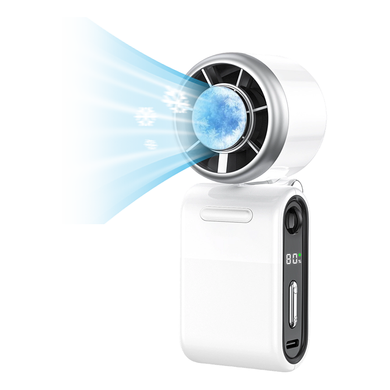 Sammenfoldelig håndholdt bærbar mini-turboventilator