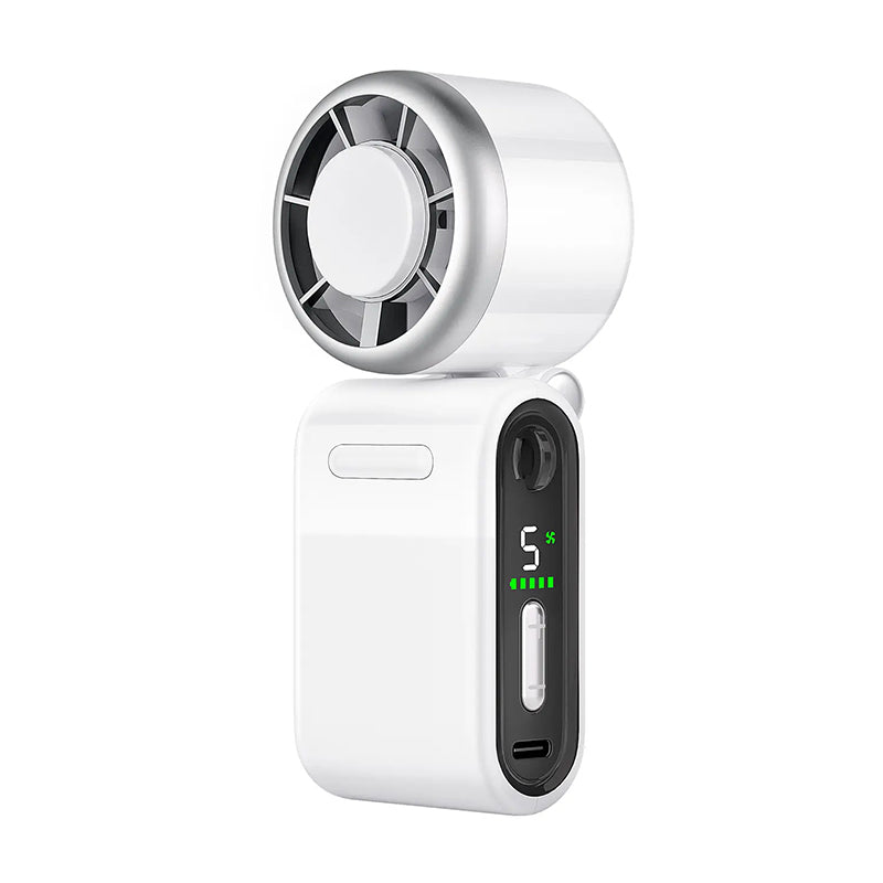 Sammenfoldelig håndholdt bærbar mini-turboventilator