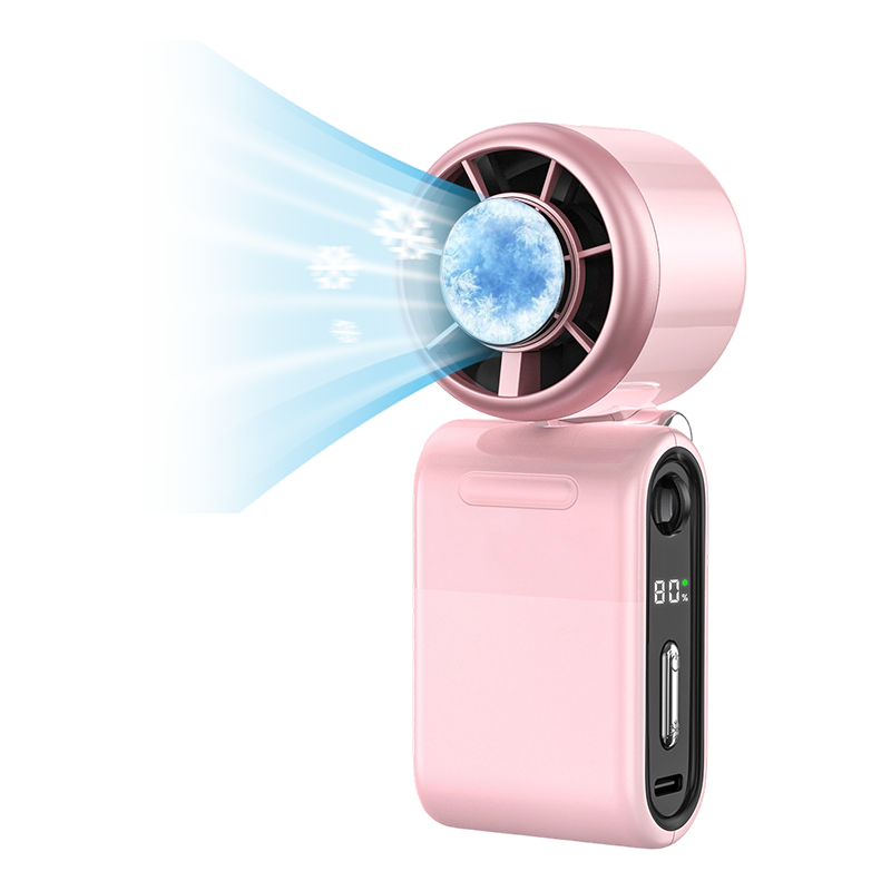 Sammenfoldelig håndholdt bærbar mini-turboventilator