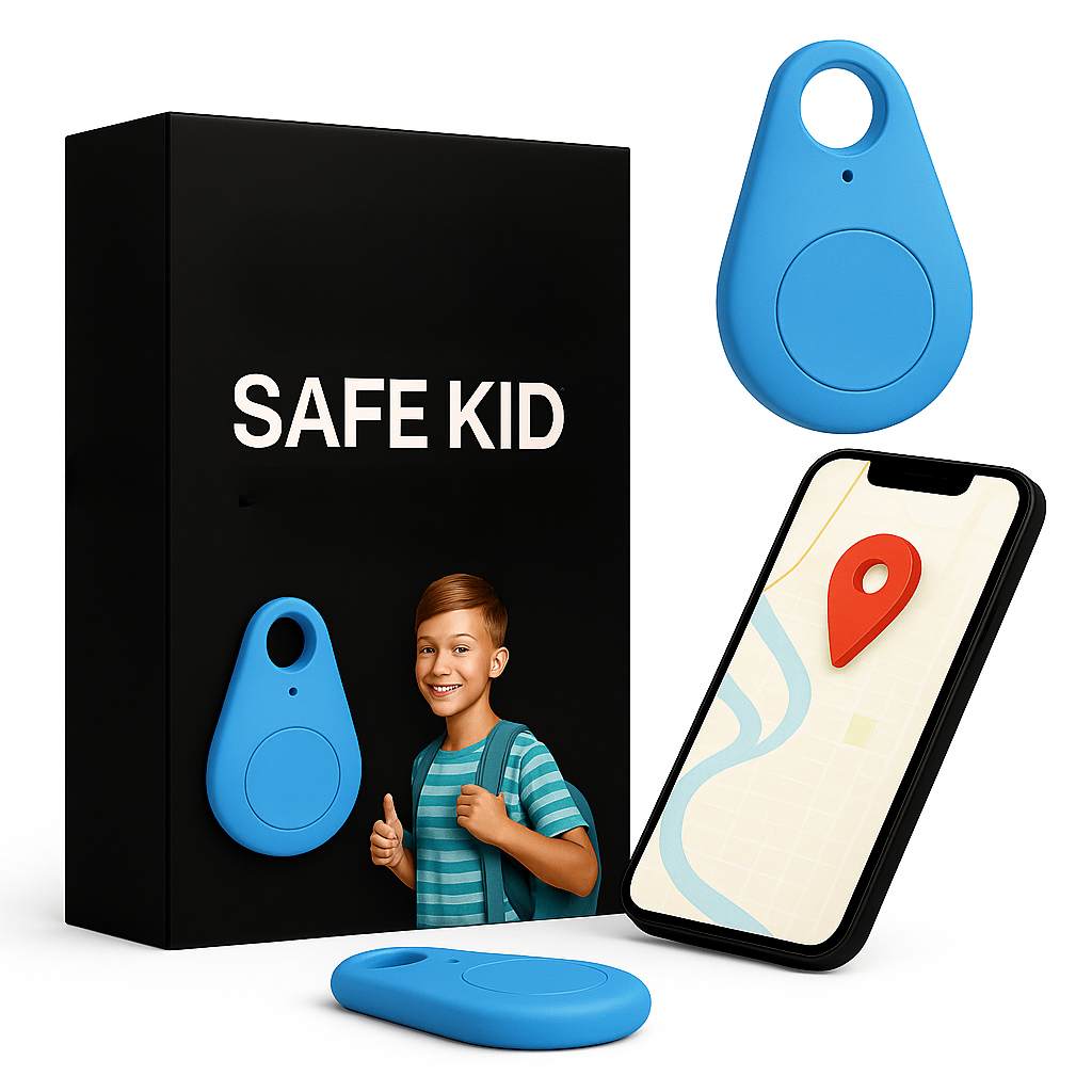 Sikker GPS-tracker til børn: Live-placering og SOS-alarm